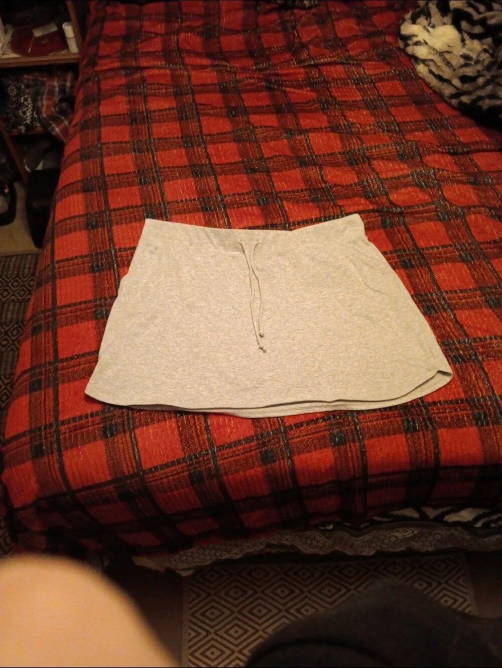 Nine West Gray Cotton Skirt XL